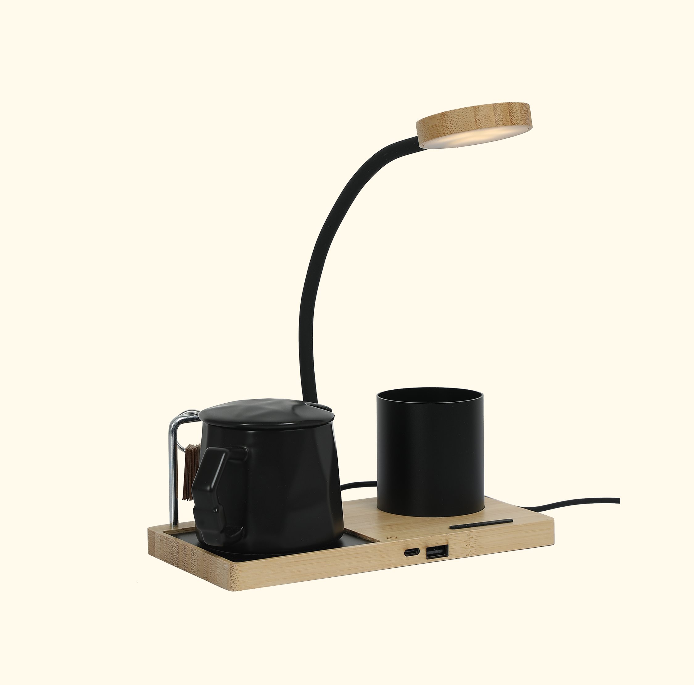 Mulit funcitonal Bamboo Desk Utility