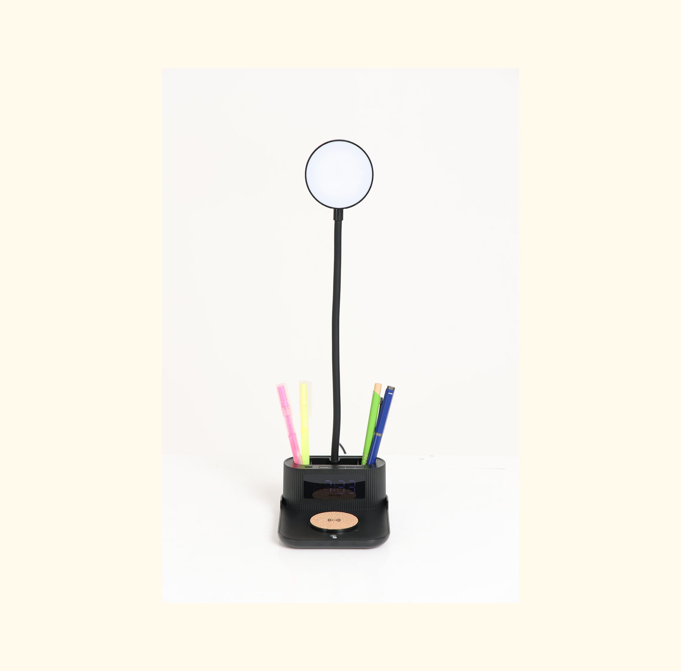 6 in 1 multi funcitonal lamp with charging station