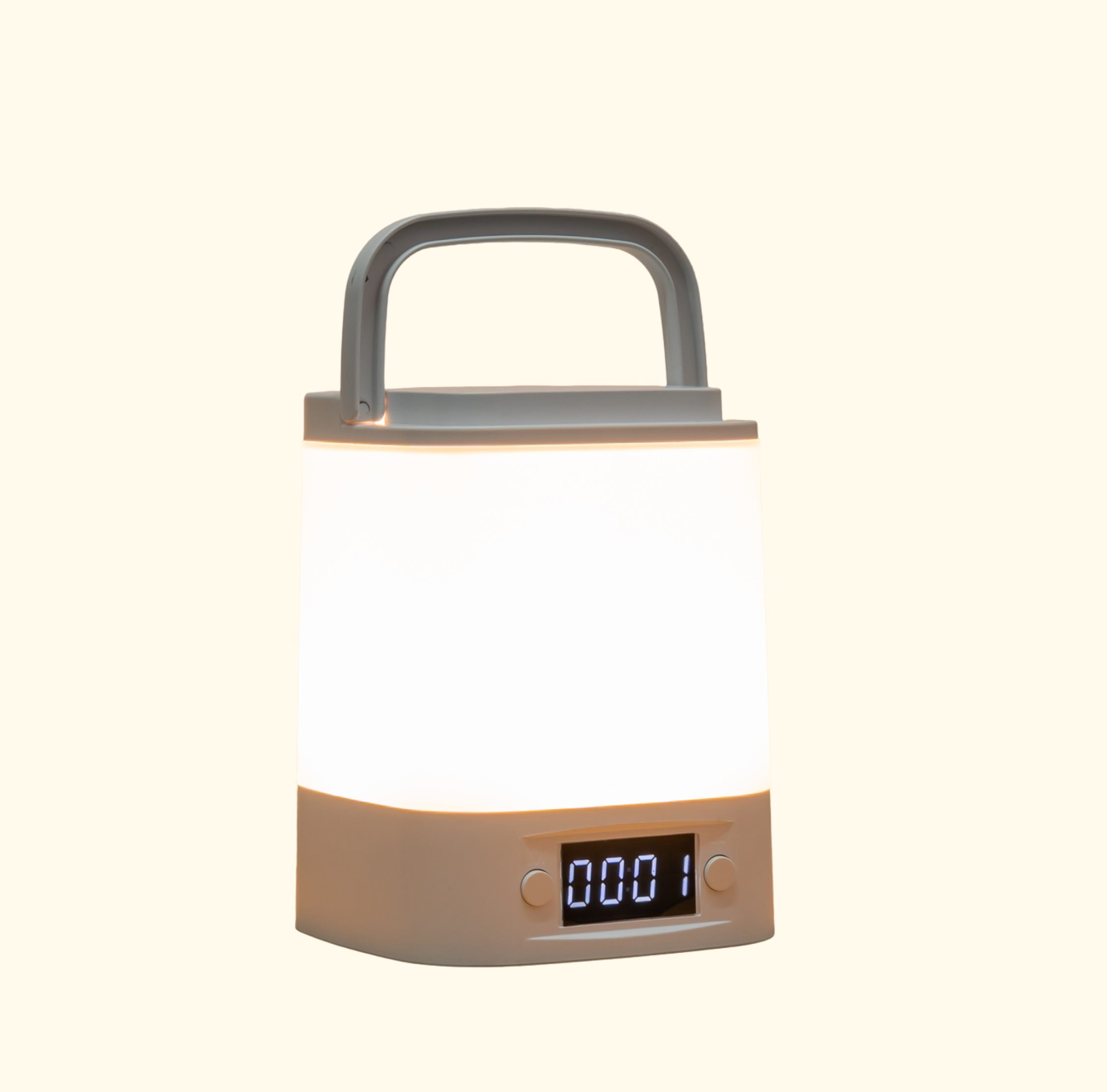 Desk Lamp with clock and remote