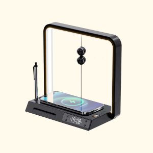 Magnetic lamp, charger, clock & stand