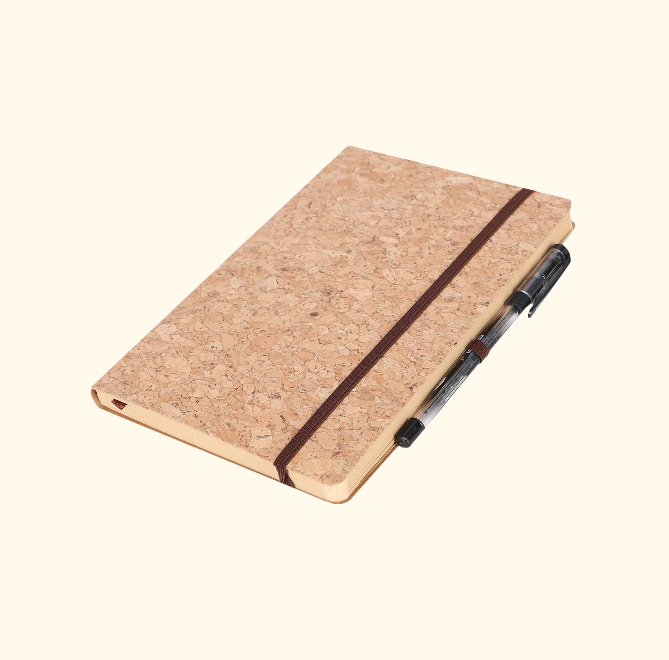 Ecofriendly cork notebook
